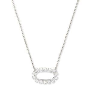 Kendra Scott Elisa Open Frame Crystal Pendant Necklace